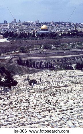 Dome of the Rock Behind Jewish Cemetery Jerusalem View Large Photo Image Stock Photograph - Dome of the Rock Behind Jewish Cemetery Jerusalem. Fotosearch