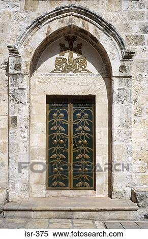 Door to St Johns Armenian Chapel Jerusalem Israel View Large Photo Image Stock Photography - Door to St Johns Armenian Chapel Jerusalem Israel. Fotosearch
