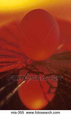 Stock Photography - Egg on Cracked Mirror. Fotosearch