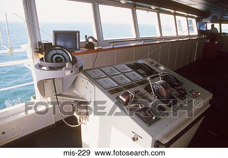 Engine Controls on Bridge of Ferry View Large Photo Image Stock Photo - Engine Controls on Bridge of Ferry. Fotosearch