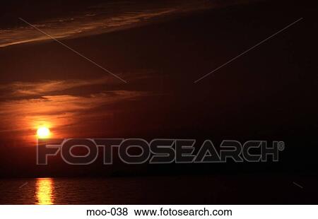 Evening Sun Reflected in Sea View Large Photo Image Stock Photo - Evening Sun Reflected in Sea. Fotosearch