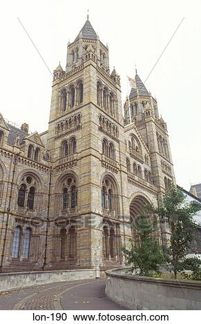 Facade of Natural History Museum London UK View Large Photo Image Stock Image - Facade of Natural History Museum London UK. Fotosearch