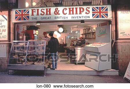 Fish And Chip Shop Food London England View Large Photo Image Stock Image - Fish And Chip Shop Food London England. Fotosearch