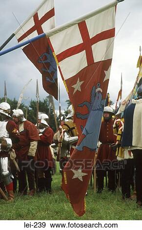 Flags Tewkesbury Medieval Festival UK View Large Photo Image Stock Photo - Flags Tewkesbury Medieval Festival UK. Fotosearch