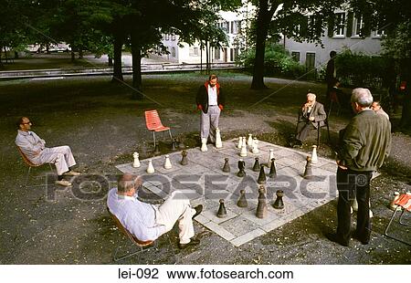 Game of Giant Chess in Parkland View Large Photo Image Stock Image - Game of Giant Chess in Parkland. Fotosearch
