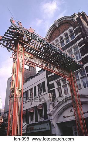 Gateway Entrance To China Town London England View Large Photo Image Stock Photo - Gateway Entrance To China Town London England. Fotosearch