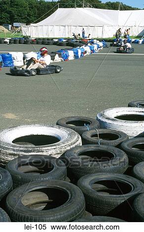 Go-Carts on Track View Large Photo Image Stock Photography - Go-Carts on Track. Fotosearch