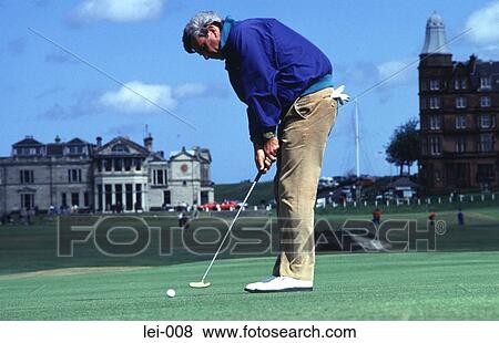 Golfing at St Andrews Scotland UK View Large Photo Image Stock Photo - Golfing at St Andrews Scotland UK. Fotosearch