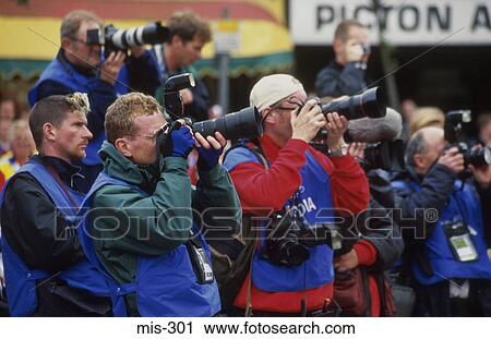 Stock Image - Group of Photographers UK. Fotosearch