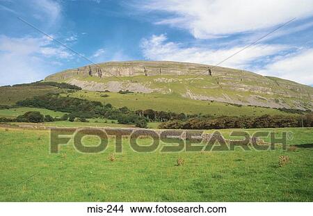 Hills and Landscape Knocknarea Eire View Large Photo Image Picture - Hills and Landscape Knocknarea Eire. Fotosearch