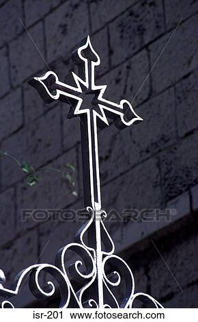 Ironwork Cross in Christian Quarter Jerusalem Israel View Large Photo Image Stock Image - Ironwork Cross in Christian Quarter Jerusalem Israel. Fotosearch