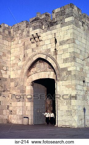 Jaffa Gate in Jerusalem Old City Wall Israel View Large Photo Image Picture - Jaffa Gate in Jerusalem Old City Wall Israel. Fotosearch