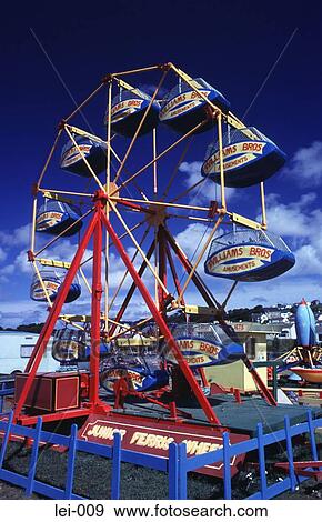 Junior Ferris Wheel at a Fun Fair UK View Large Photo Image Stock Photo - Junior Ferris Wheel at a Fun Fair UK. Fotosearch
