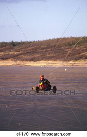 Kite Buggy Moving at Speed View Large Photo Image Stock Image - Kite Buggy Moving at Speed. Fotosearch