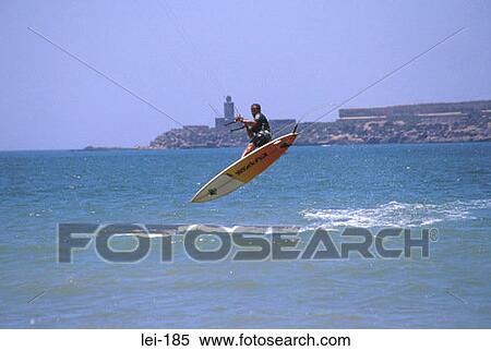 Kite Surfer in Action View Large Photo Image Stock Photography - Kite Surfer in Action. Fotosearch