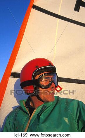 Land Yachter in Helmet View Large Photo Image Stock Photo - Land Yachter in Helmet. Fotosearch
