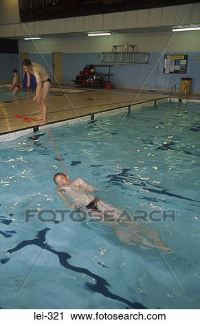 Stock Image - Lifesaving Class UK. Fotosearch