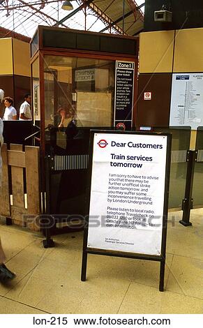 London Underground Disruption Sign UK View Large Photo Image Stock Photography - London Underground Disruption Sign UK. Fotosearch