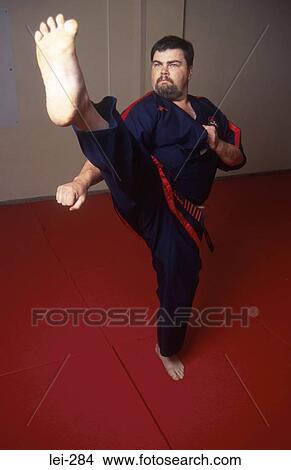 Man Practising Tae Kwon Do View Large Photo Image Picture - Man Practising Tae Kwon Do. Fotosearch