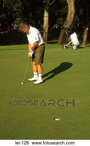 Man Putting View Large Photo Image Stock Photograph - Man Putting. Fotosearch