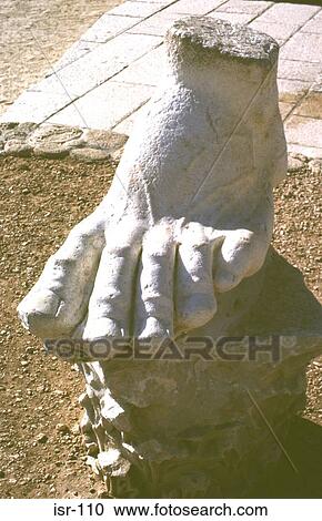 Marble Foot from Roman Statue Caesarea Israel View Large Photo Image Stock Image - Marble Foot from Roman Statue Caesarea Israel. Fotosearch