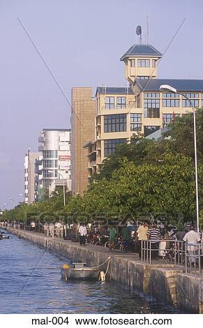Picture - Marine Drive Male Maldives. Fotosearch