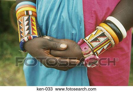 Masai Bangles Kenya View Large Photo Image Stock Image - Masai Bangles Kenya. Fotosearch