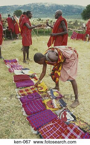 Masai Cloth on Sale Kenya View Large Photo Image Stock Photo - Masai Cloth on Sale Kenya. Fotosearch