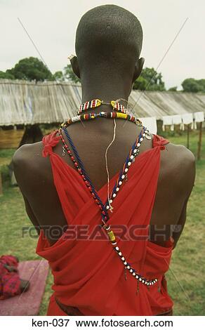 Masai Kenya View Large Photo Image Stock Photo - Masai Kenya. Fotosearch