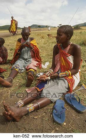 Masai Women Kenya View Large Photo Image Stock Image - Masai Women Kenya. Fotosearch