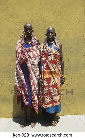 Masai Women Kenya View Large Photo Image Stock Photo - Masai Women Kenya. Fotosearch