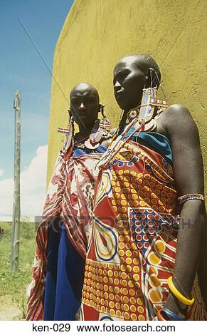 Masai Women Kenya View Large Photo Image Stock Photo - Masai Women Kenya. Fotosearch