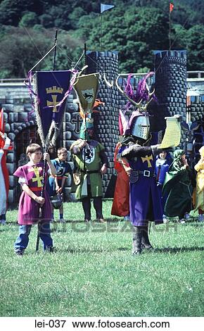 Medieval Knights at a Pageant UK View Large Photo Image Stock Photo - Medieval Knights at a Pageant UK. Fotosearch