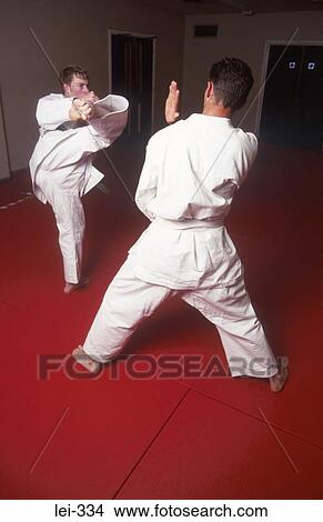 Men Practising Karate UK View Large Photo Image Picture - Men Practising Karate UK. Fotosearch