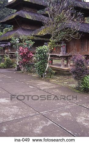 Meru Multi-Tiered Shrines Pura Luhur Batukau Temple Bali View Large Photo Image Stock Photo - Meru Multi-Tiered Shrines Pura Luhur Batukau Temple Bali. Fotosearch