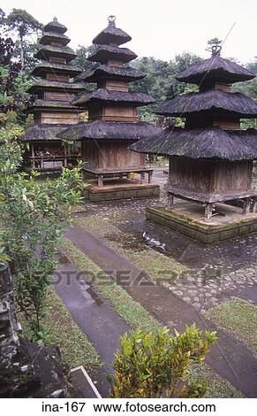 Stock Photo - Meru Multi-Tiered Shrines Pura Luhur Batukau Temple Bali. Fotosearch