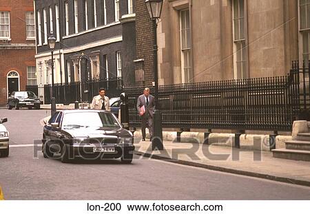 Ministerial Car on Downing Street London UK View Large Photo Image Stock Image - Ministerial Car on Downing Street London UK. Fotosearch