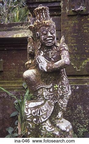 Moss Covered Statue Pura Luhur Batukau Temple Bali View Large Photo Image Stock Photograph - Moss Covered Statue Pura Luhur Batukau Temple Bali. Fotosearch