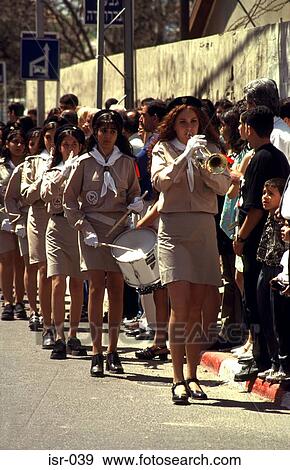 Musicians in a Girl Scout Parade Jaffa Israel View Large Photo Image Stock Photo - Musicians in a Girl Scout Parade Jaffa Israel. Fotosearch