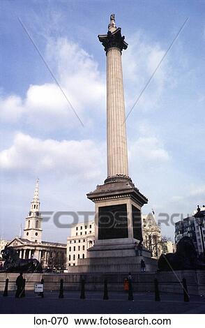 Nelson's Column Trafalgar Square Soft Light London E View Large Photo Image Stock Image - Nelson's Column Trafalgar Square Soft Light London E. Fotosearch