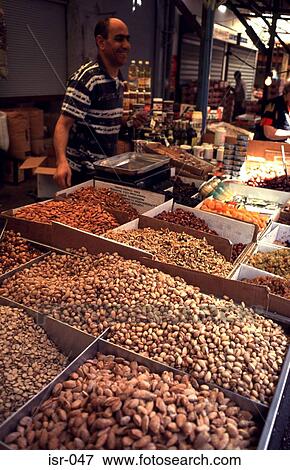Nut Stall in Carmel Market Tel Aviv Israel View Large Photo Image Stock Photo - Nut Stall in Carmel Market Tel Aviv Israel. Fotosearch