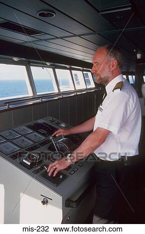 Officer at Controls of Ferry View Large Photo Image Stock Image - Officer at Controls of Ferry. Fotosearch