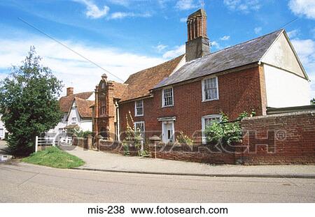 Old Houses in UK Village View Large Photo Image Stock Photo - Old Houses in UK Village. Fotosearch