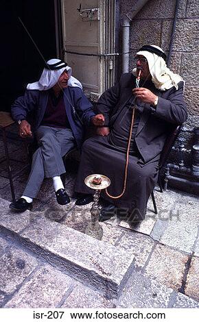Old Men Smoking Hookah Jerusalem Israel View Large Photo Image Stock Photo - Old Men Smoking Hookah Jerusalem Israel. Fotosearch