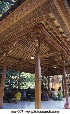 Ornate Wooden Pagoda Petitenget Temple Seminyak Bali View Large Photo Image Stock Photo - Ornate Wooden Pagoda Petitenget Temple Seminyak Bali. Fotosearch