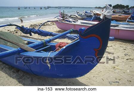 Painted Bow of Wooden Boat Kelan Beach Bali View Large Photo Image Stock Image - Painted Bow of Wooden Boat Kelan Beach Bali. Fotosearch