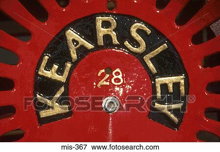 Stock Photo - Painted Tractor Seat UK. Fotosearch