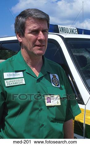 Paramedic by Ambulance View Large Photo Image Stock Image - Paramedic by Ambulance. Fotosearch