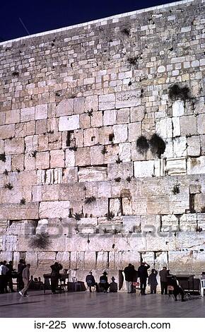 People Facing Western Wailing Wall Jerusalem Israel View Large Photo Image Stock Photography - People Facing Western Wailing Wall Jerusalem Israel. Fotosearch