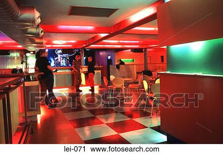 Pink Lighted Bar with Drinkers View Large Photo Image Stock Image - Pink Lighted Bar with Drinkers. Fotosearch